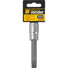 Soquete Multidentado Encaixe 1/2'' 12mm Longo CRV Vonder