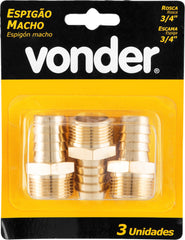 Espigão Macho (D)3/4" Escama3/4" Com 3 Vonder