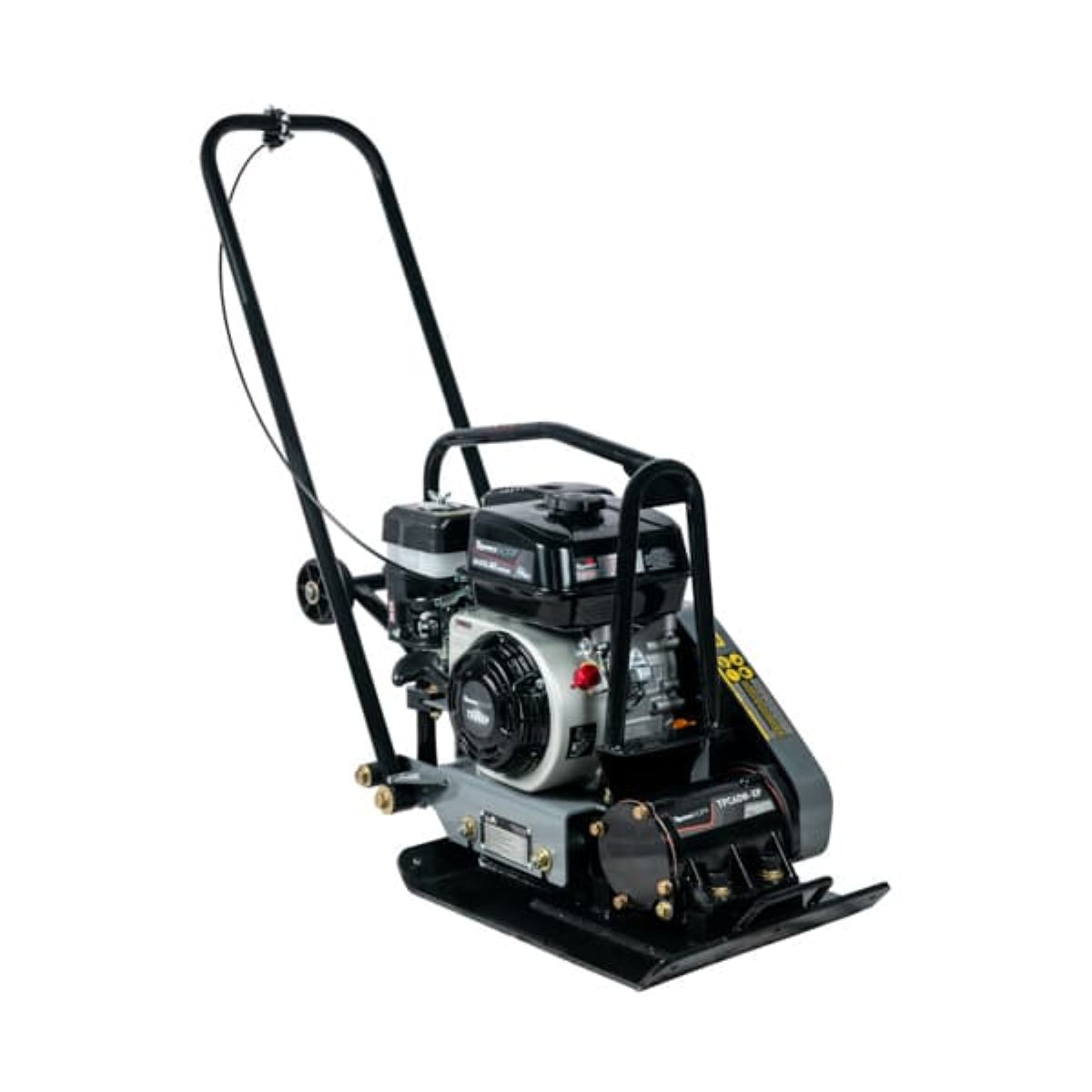 Placa Compactadora Vibratória Toyama Gasol 6.5HP 60Kg Rodas