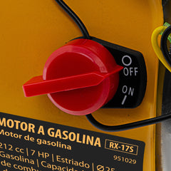Motor a Gasolina 7HP 212cc Eixo Estriado Horizontal 25mm Denzel RX-17S