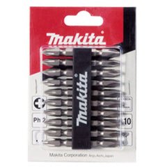 Bits Philips Ph2 x 65 mm Ponta Dupla 10 Unidades D-34366 Makita - Guimepa