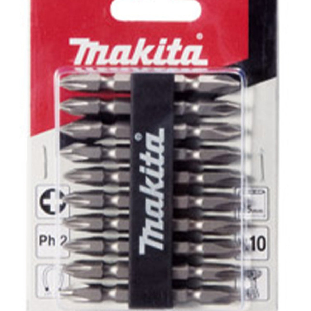Bits Philips Ph2 x 65 mm Ponta Dupla 10 Unidades D-34366 Makita - Guimepa