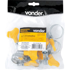 Abraçadeira Borboleta 16 mm à 25 mm com 10 peças Vonder