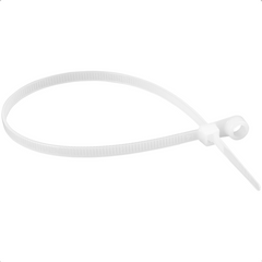 Abraçadeira Nylon Parafusos 300 x 4,8 mm Branca com 100 Peças Vonder