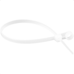 Abraçadeira Nylon Parafusos 220 x 4,3 mm Branca 100 Peças Vonder