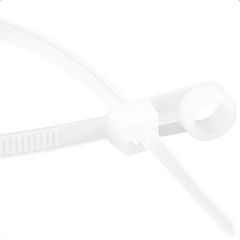 Abraçadeira Nylon Parafusos 220 x 4,3 mm Branca 100 Peças Vonder