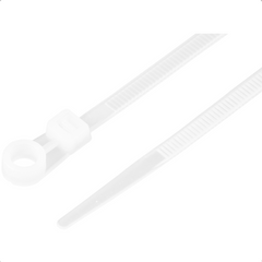 Abraçadeira Nylon Parafusos 220 x 4,3 mm Branca 100 Peças Vonder