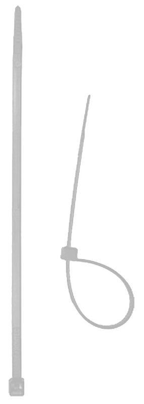 Abraçadeira de nylon 12,4x650mm branca com 20 peças - Belfix