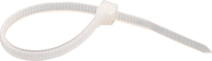 Abraçadeira de nylon 280x4,8mm branca com 100 peças Vonder