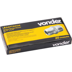 Adaptador 1/4x1/4" macho/macho Vonder