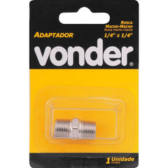 Adaptador 1/4x1/4" macho/macho Vonder