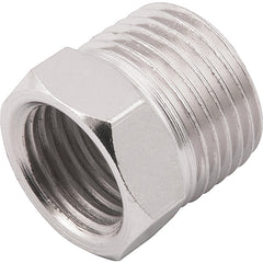 Adaptador 3/8x1/4" macho/npt aço zincado com 1 peça Vonder