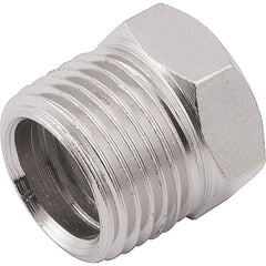 Adaptador 3/8x1/4" macho/npt aço zincado com 1 peça Vonder