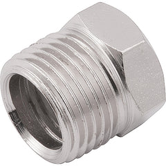 Adaptador 3/8x1/4" macho/npt aço zincado com 1 peça Vonder