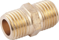 Adaptador niple 1/4x1/4" npt latão macho/macho Vonder