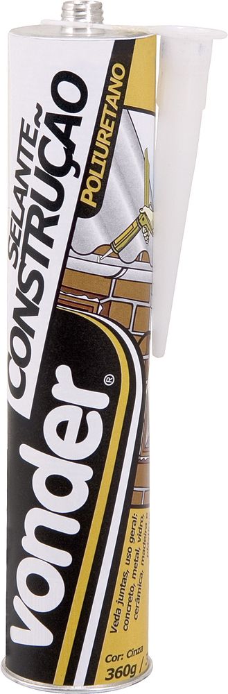 Adesivo selante pu cinza 360g Vonder