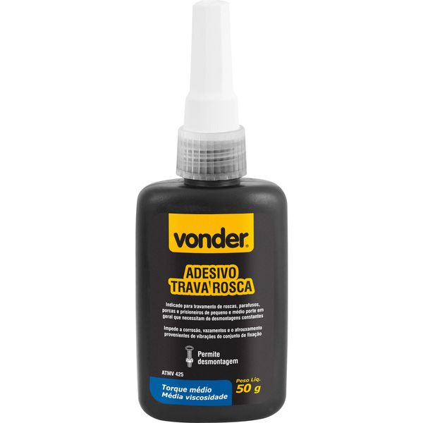 Adesivo trava rosca torque médio ATMV42550G - Vonder