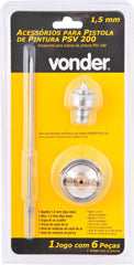 Kit Reposição Agulha/Bico/Capa De Ar 1,5Mm Psv 200 Vonder