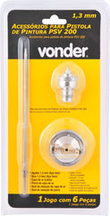 Kit Reposição Agulha/Bico/Capa De Ar 1,3Mm Psv 200 Vonder