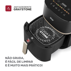 Fritadeira Elétrica Antiaderente WAP Mega Family Digital 7.1L Aviso Sonoro 127V