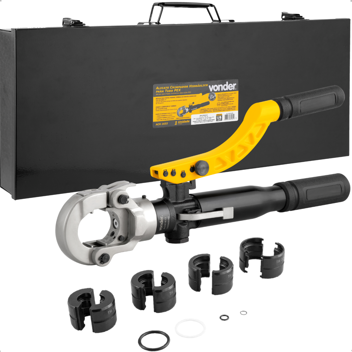 Alicate Crimpador Hidráulico Tubo PEX ACH1632 Vonder