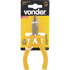 Alicate bico chato 4.1/2" cromo vanádio isolado 1000v Vonder