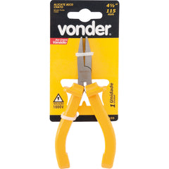 Alicate bico chato 4.1/2" cromo vanádio isolado 1000v Vonder