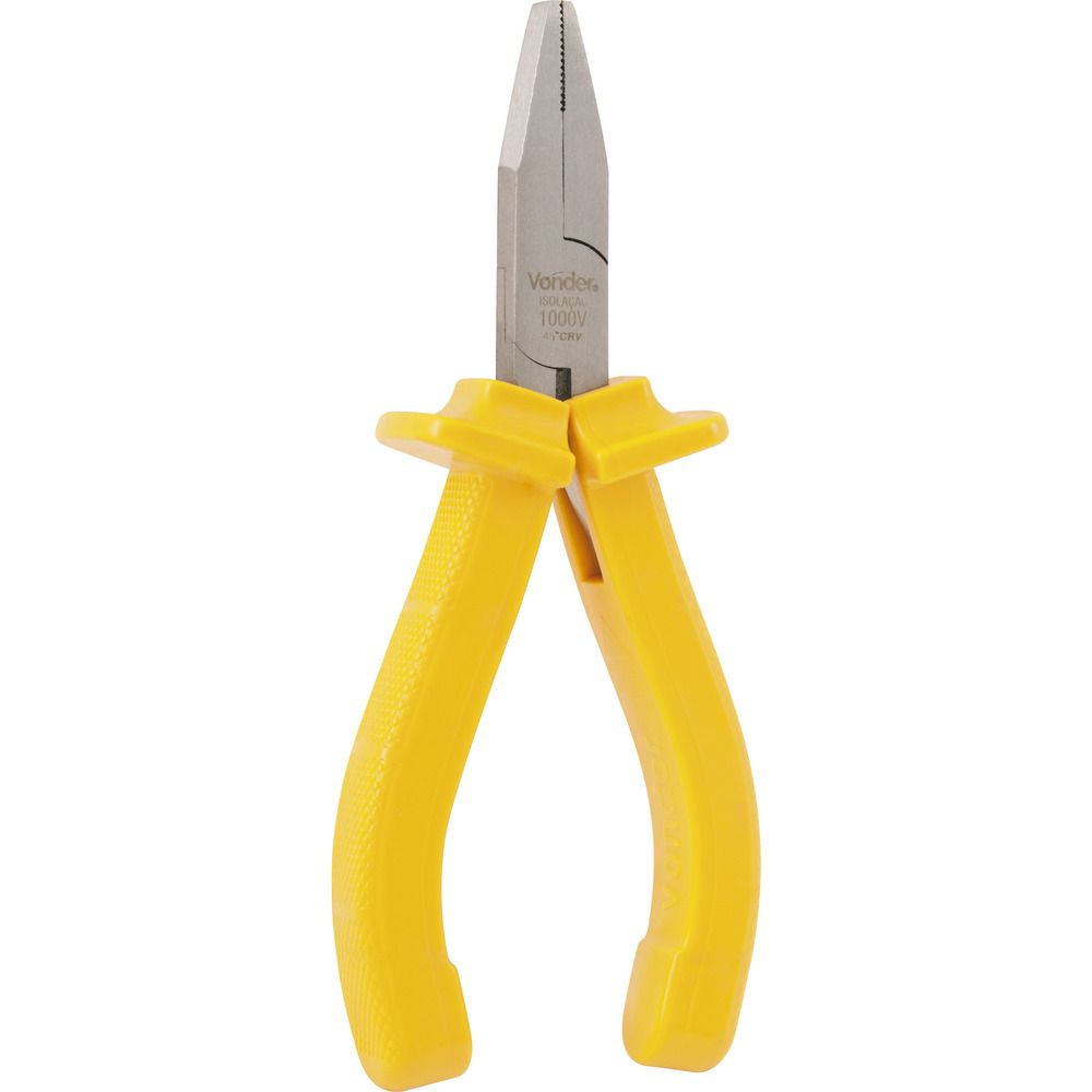 Alicate bico chato 4.1/2" cromo vanádio isolado 1000v Vonder