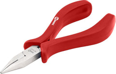 Alicate bico meia cana 4.1/2" reto carbono plast Nove54