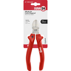 Alicate corte diagonal 6" carbono niq plastificado Nove54