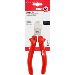 Alicate corte diagonal 6" carbono niq plastificado Nove54
