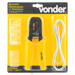 Alicate Crimpador com Acessórios 26 Peças Vonder