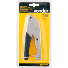 Alicate crimpador rg59/rg6 s/ catraca p/ cabo coaxial Vonder