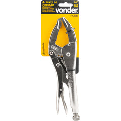 Alicate de Pressão 10" Crv Curvo Longo Plus Vonder