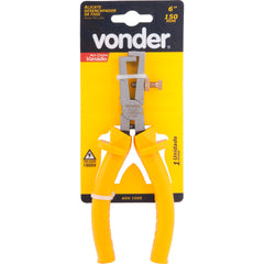 Alicate desencapador de fios 6" vanádio isolado 1000v Vonder