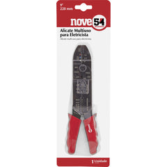 Alicate multiuso p/ eletricista 9" carbono niq Nove54