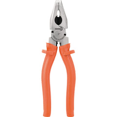 Alicate universal 8" aço carbono polido plastificado Nove54