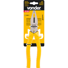 Alicate universal 8" eletricista vanádio isol. 1000v Vonder