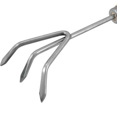 Ancinho 3 Dentes Inox Para Jardim Vonder Plus