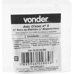 Anel O'ring N.5 para Rolo Pintura - Vonder