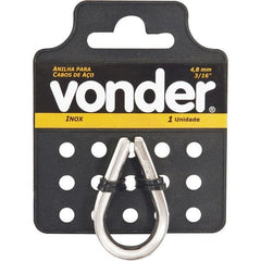 Anilha para cabo de aço 3/16" inox Vonder