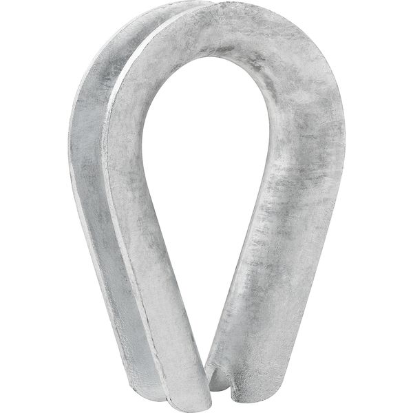 Anilha p/ cabo de aço 7/8" pesado galvanizada Vonder Plus