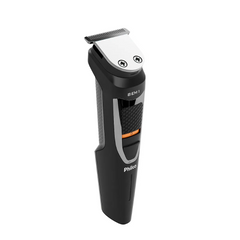 Aparador Raspador de Pelos PAP14 Multigroom Philco Com 8 Acessórios de Corte e Bolsinha Bivolt