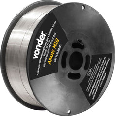 Arame mig 0,8mm 1kg sem gás para mm150 Vonder