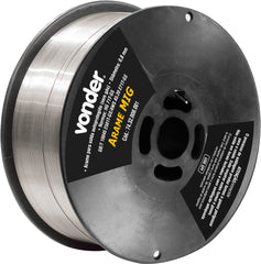 Arame mig 0,8mm 1kg sem gás para mm150 Vonder