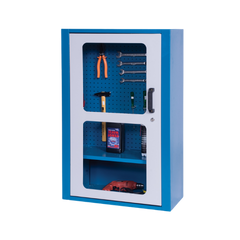 Armário com 1 Prateleira Painel perfurado e Visor de acrílico ARM030A CMB