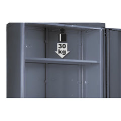 Armário de Ferramentas Vertical 1 Porta com 3 Prateleiras Ajustáveis C55A1 Beta