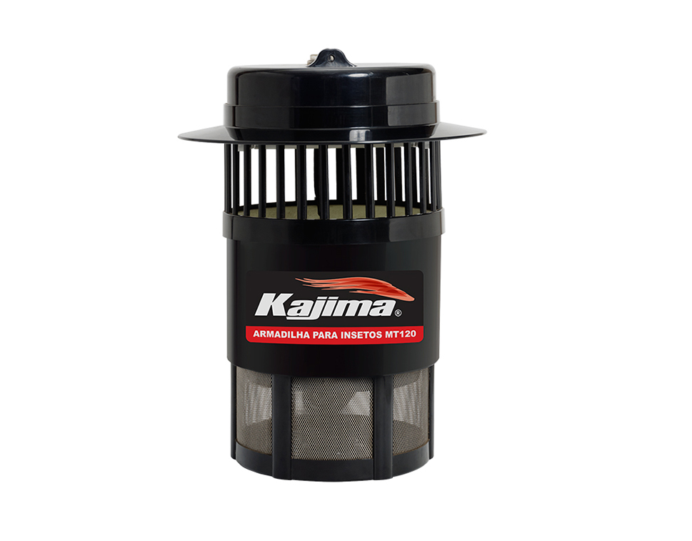 Armadilha para Insetos Kajima Mt-120 127V Isca Trio-Fatal Luz/Calor/Co2-Dioxido de Carbono
