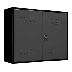 Armário Aéreo Para Ferramentas Ábile Dark Presto Aço 72,5cm Suspenso Chave Oficina Preto Cinza