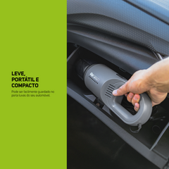 Aspirador de Pó Automotivo WAP CAR 12V2 Portátil com Filtro HEPA para Carro